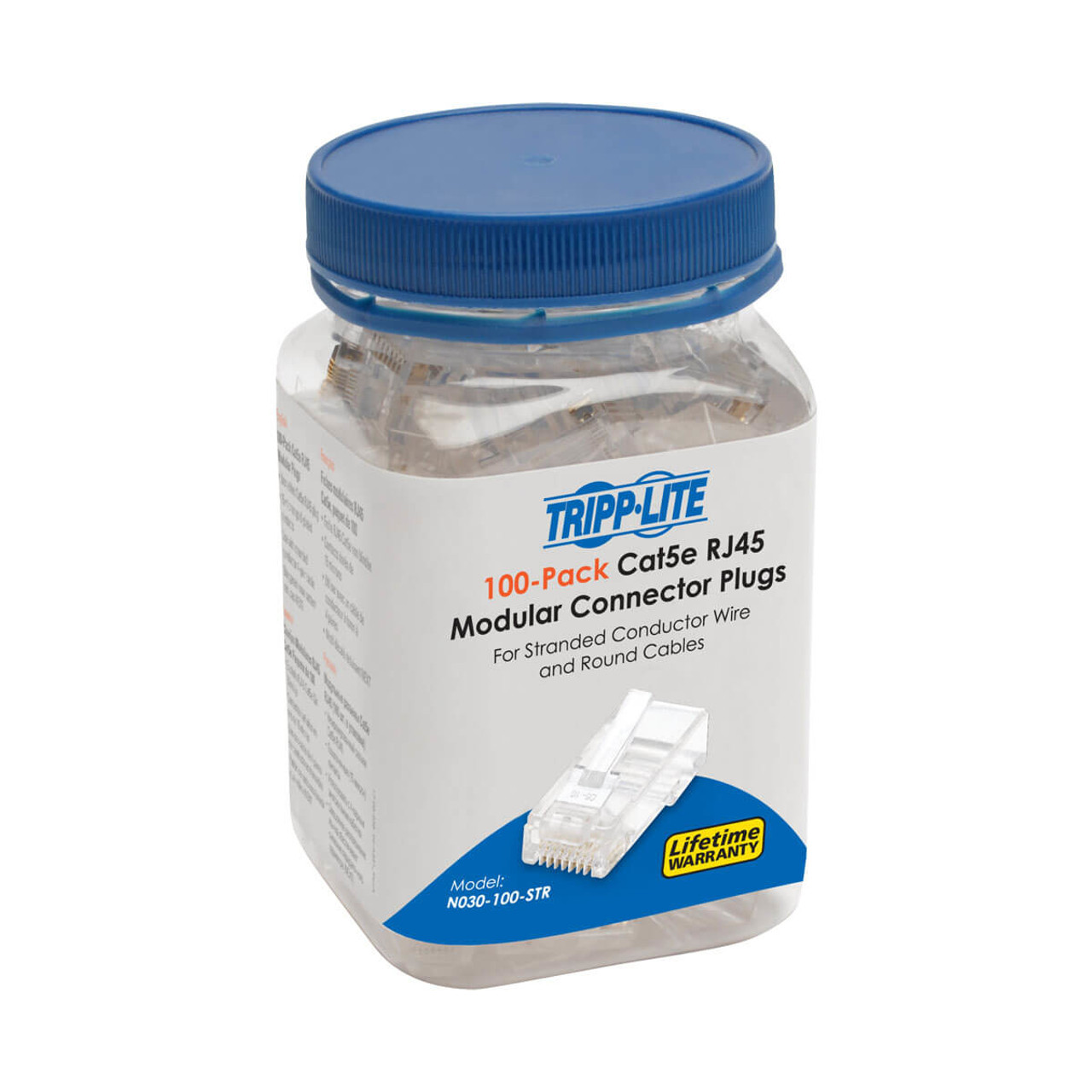 N030-100-STR | Tripp Lite | wire connector Transparent