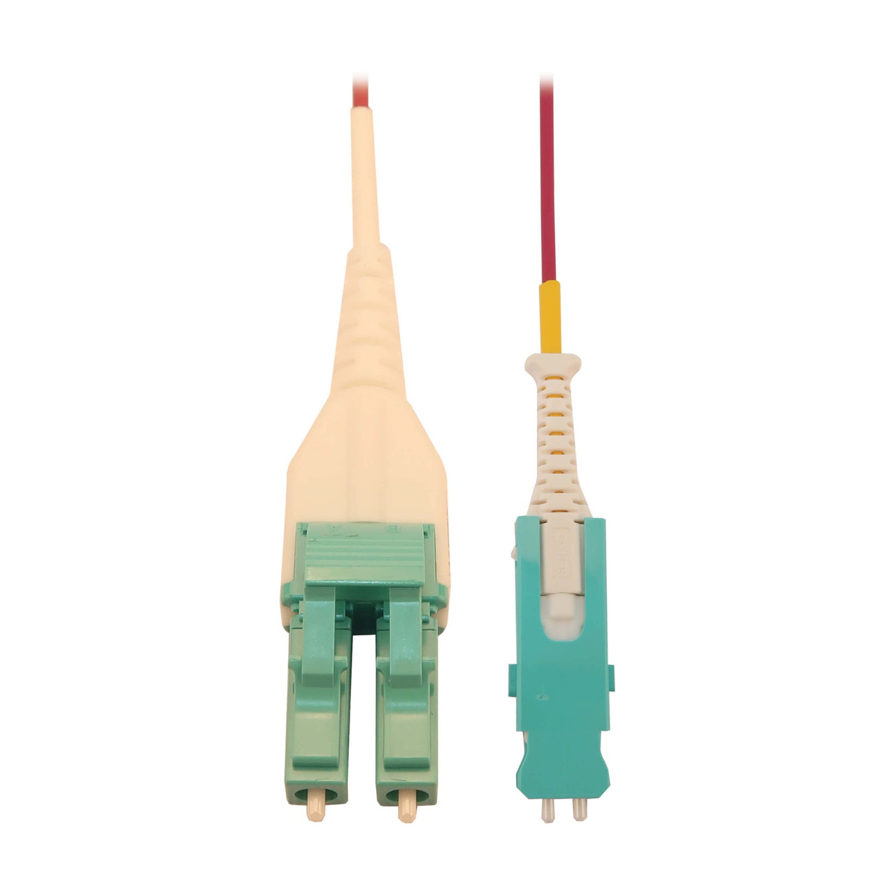 N823L-05M-MG | Tripp Lite | fiber optic cable 196.9" (5 m) SN LC OFNR OM4 Aqua color, Magenta, White