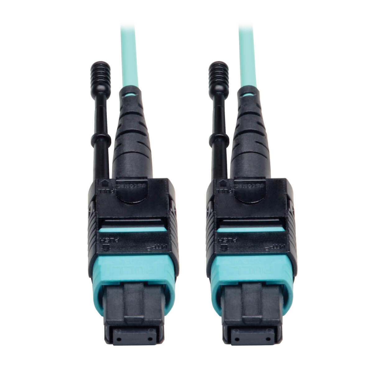 N844-10M-12-P | Tripp Lite | fiber optic cable 396.1" (10.1 m) MTP OM3 Black, Turquoise