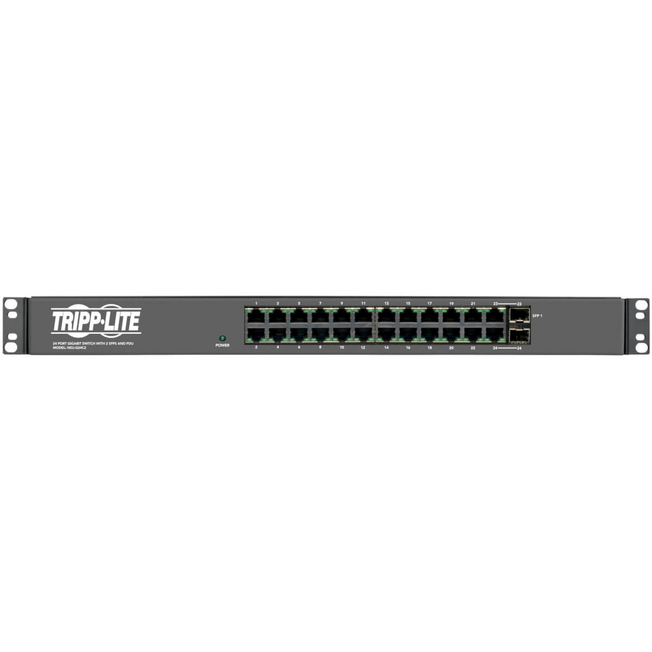 NSU-G24C2 | Tripp Lite | network switch Gigabit Ethernet (10/100/1000) 1U Black