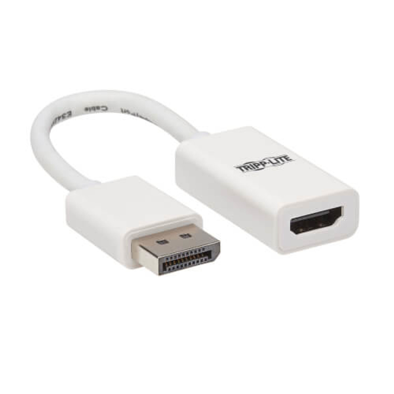 P136-06N-HDR-W | Tripp Lite | video cable adapter 3.94" (0.1 m) DisplayPort HDMI Type A (Standard) White P136-06N-HDR-W | Tripp Lite | video cable adapter 3.94" (0.1 m) DisplayPort HDMI Type A (Standard) White