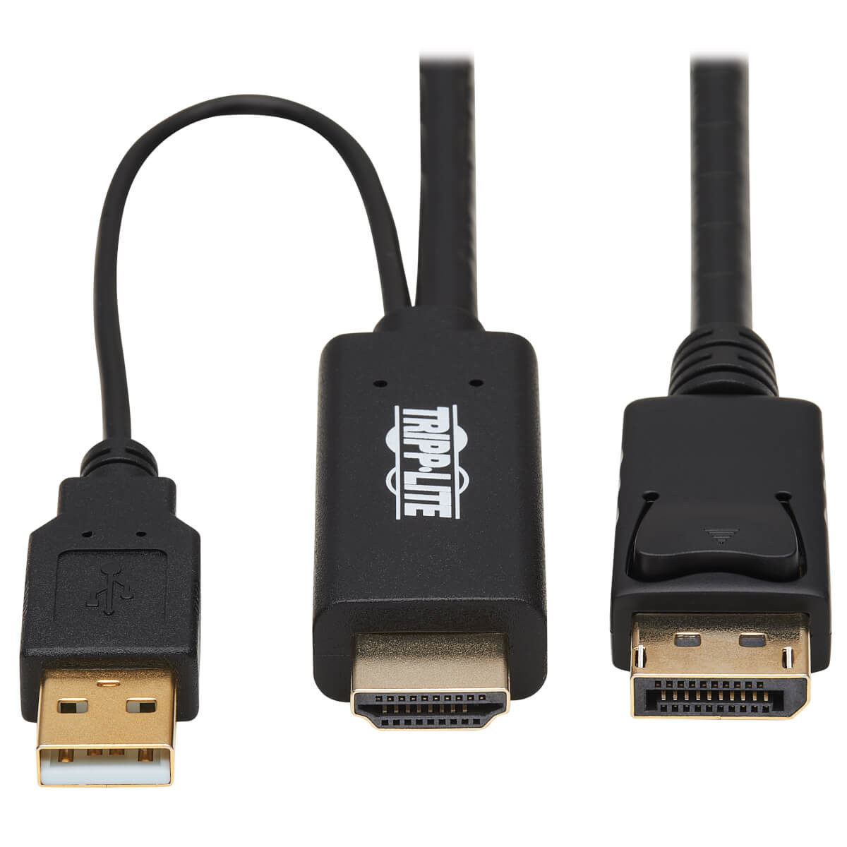 P567-01M | Tripp Lite | video cable adapter 39.4" (1 m) HDMI + USB DisplayPort Black