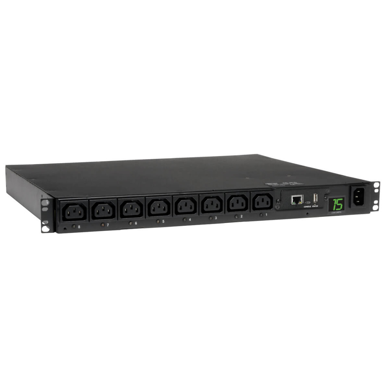 PDUMH15HVNET | Tripp Lite | power distribution unit (PDU) 8 AC outlet(s) 1U Black