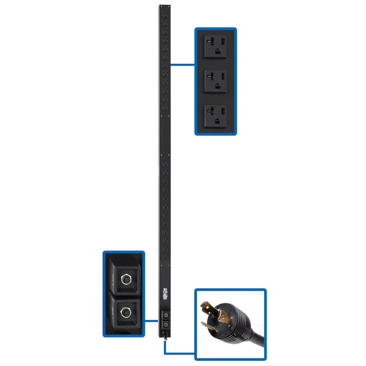 PDUV30 | Tripp Lite | power distribution unit (PDU) 24 AC outlet(s) 0U Black