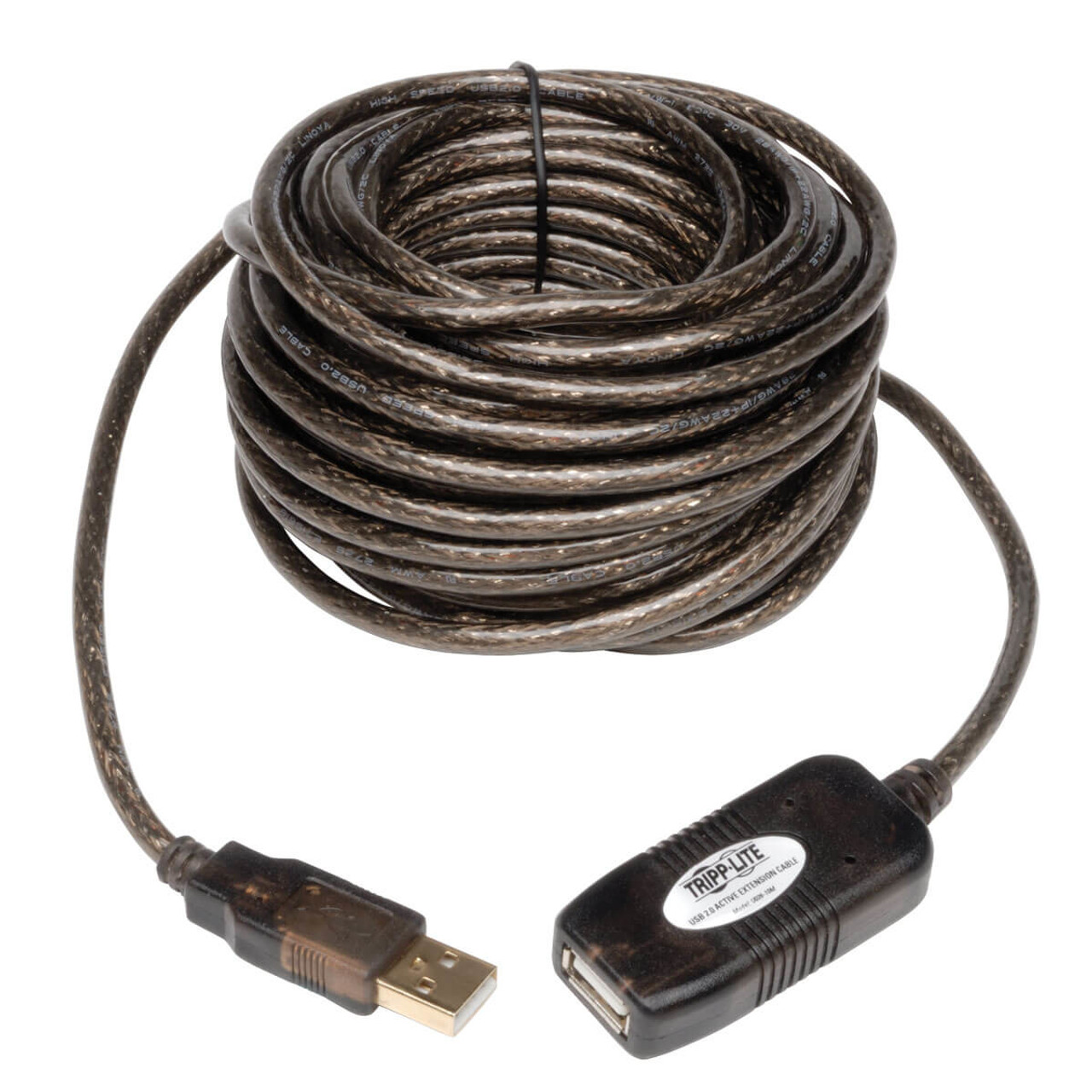U026-016 | Tripp Lite | USB cable 192.1" (4.88 m) USB 2.0 USB A Black