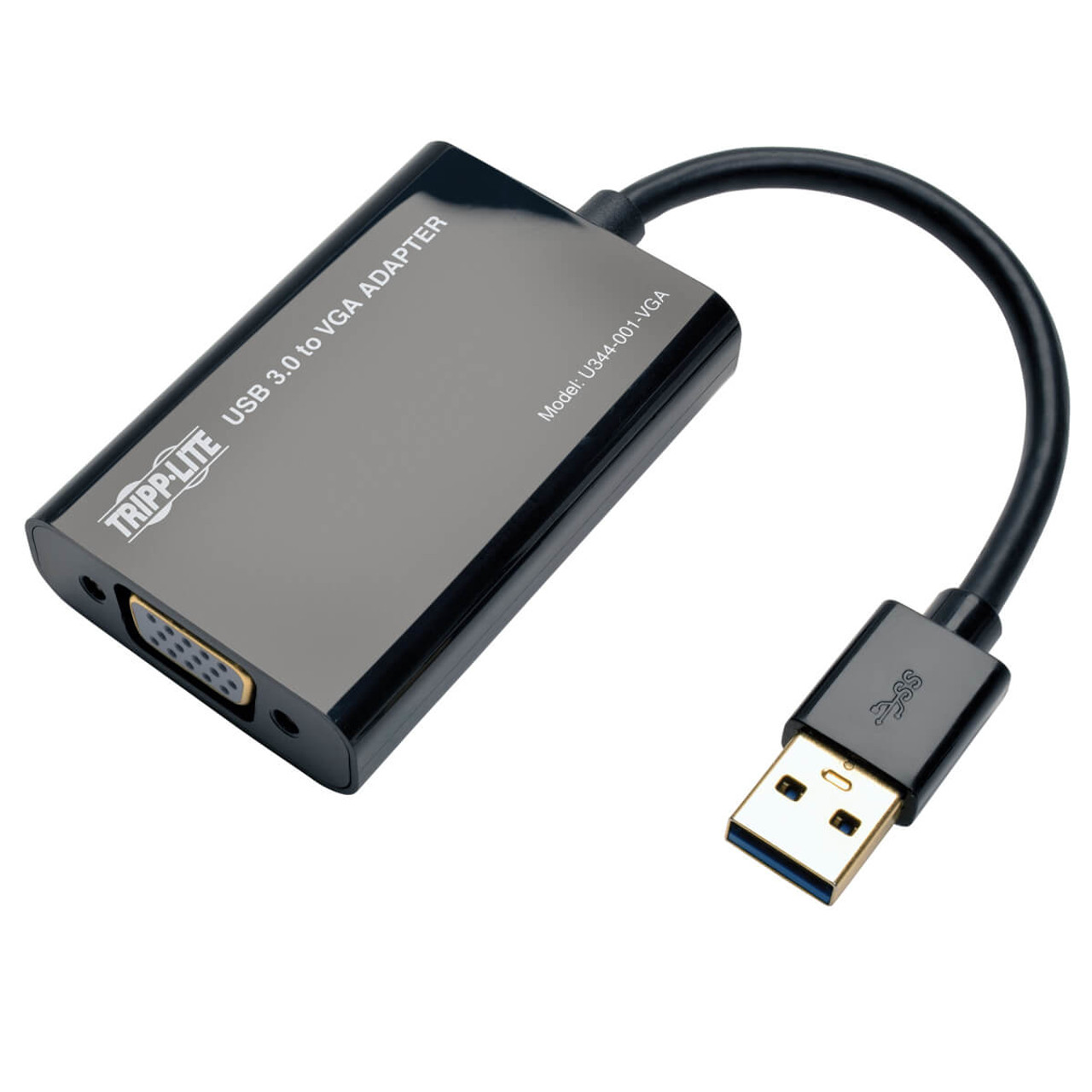 U344-001-VGA | Tripp Lite | video cable adapter VGA (D-Sub) USB Type-A Black