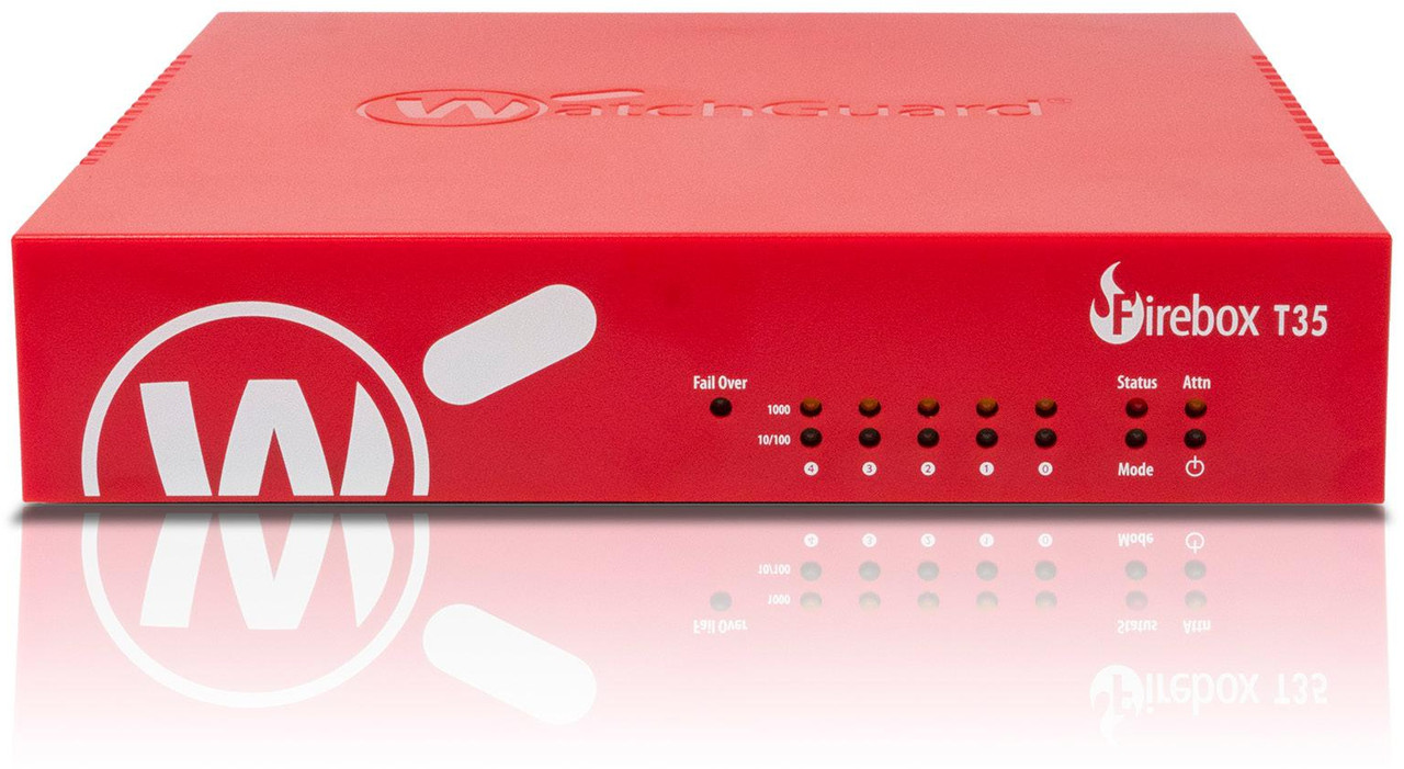 WGT35693WW | WatchGuard | Firebox Competitive Trade In to T35 + 3Y Total Security Suite (WW) hardware firewall 940 Mbit/s