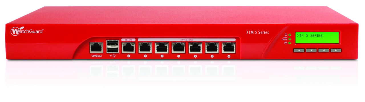 WG525051 | WatchGuard | XTM 525 hardware firewall 1U 2500 Mbit/s