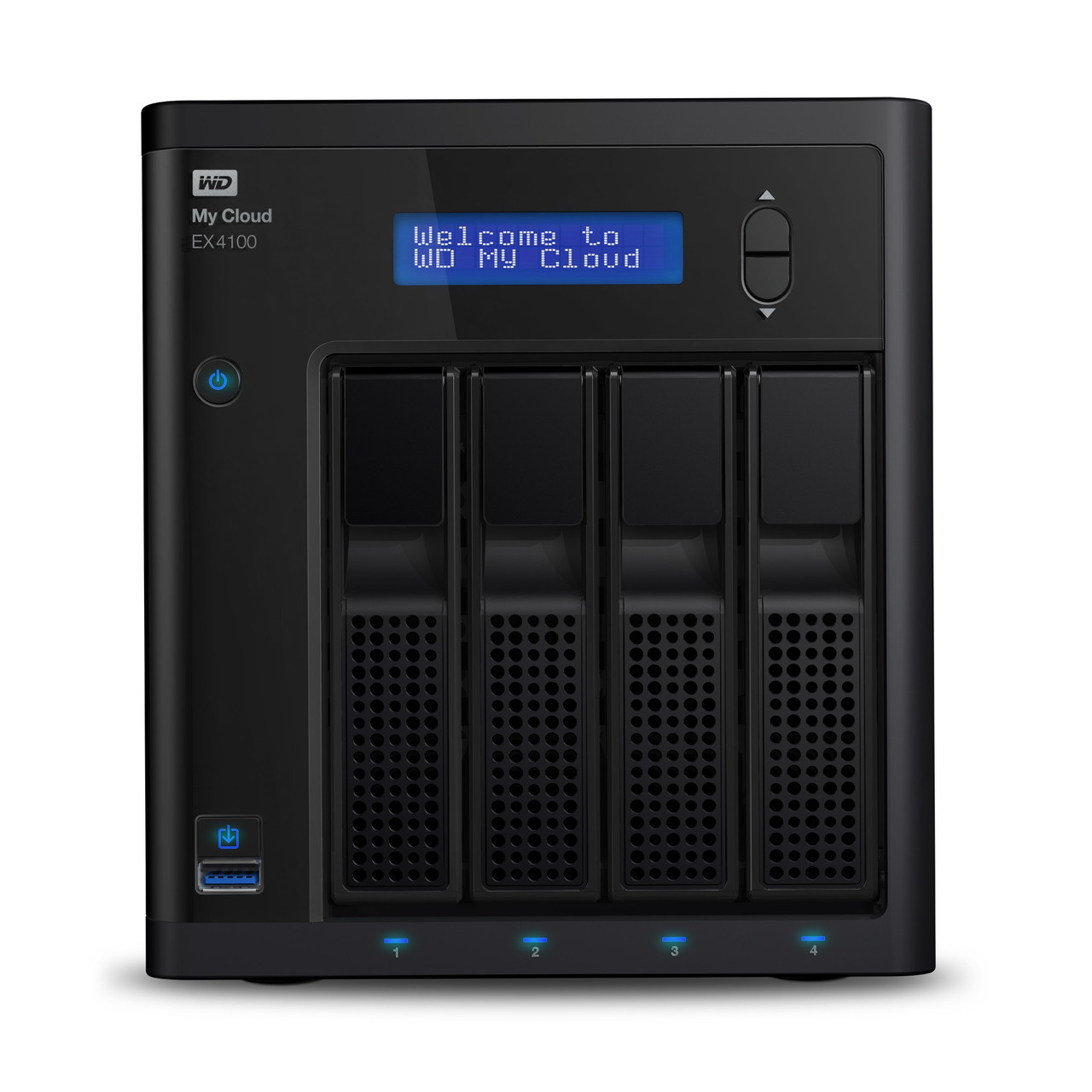 WDBWZE0240KBK-NESN | Western Digital | My Cloud EX4100, 24TB NAS Desktop Ethernet LAN Black Armada 388