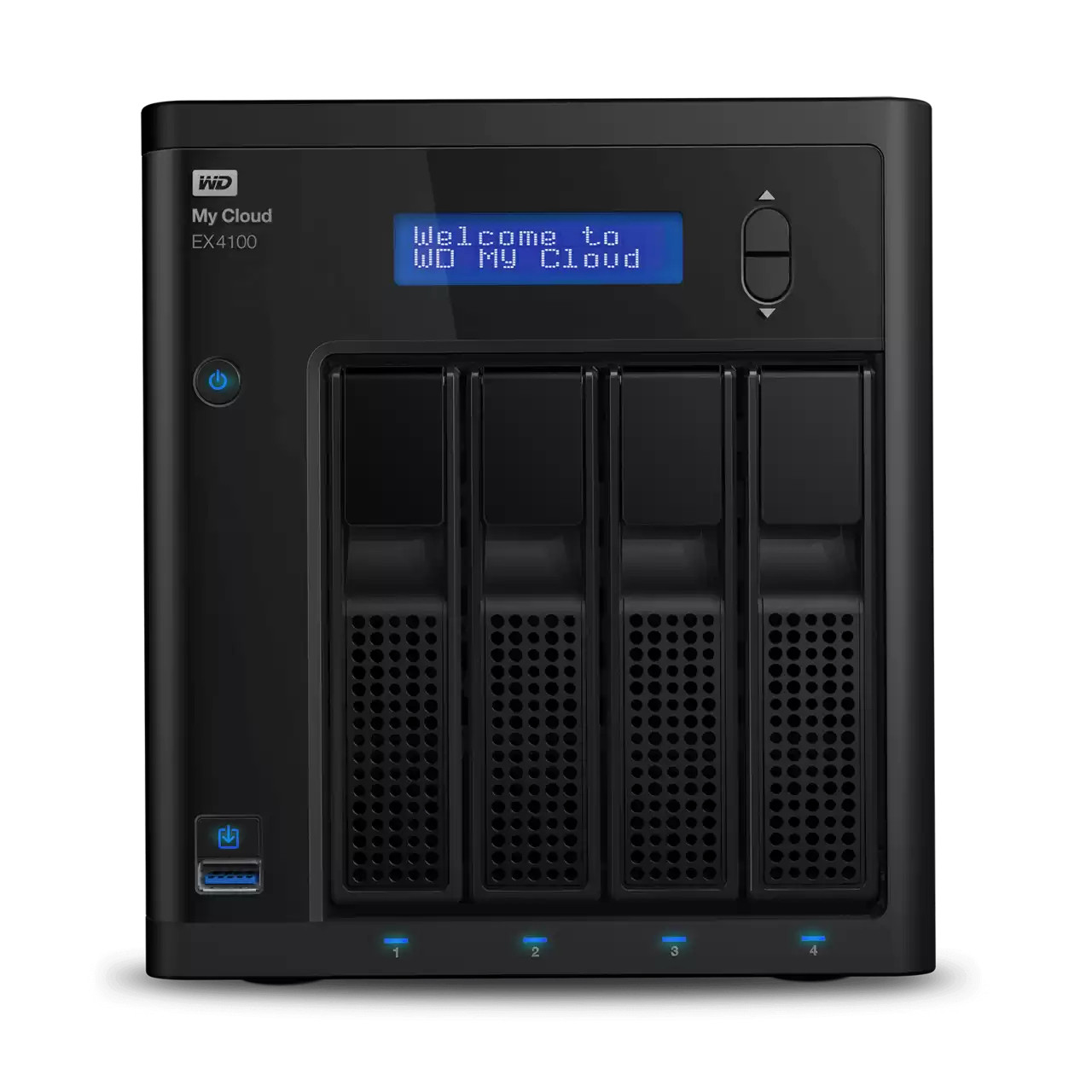 WDBWZE0400KBK-NESN | Western Digital | My Cloud Expert NAS/storage server Rack (1U) Ethernet LAN Black Armada 388