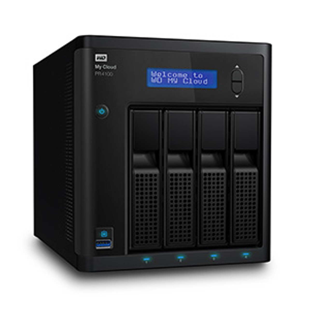 WDBNFA0000NBK-NESN | Western Digital | My Cloud PR4100 NAS Ethernet LAN Black N3710