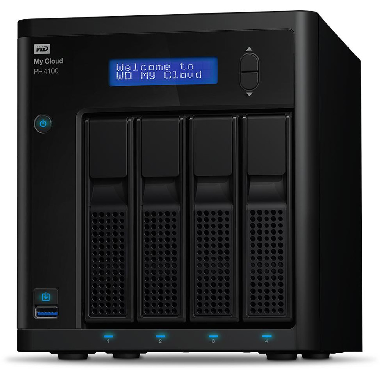 WDBNFA0400KBK-NESN | Western Digital | My Cloud Pro Series PR4100 NAS Desktop Ethernet LAN Black N3710