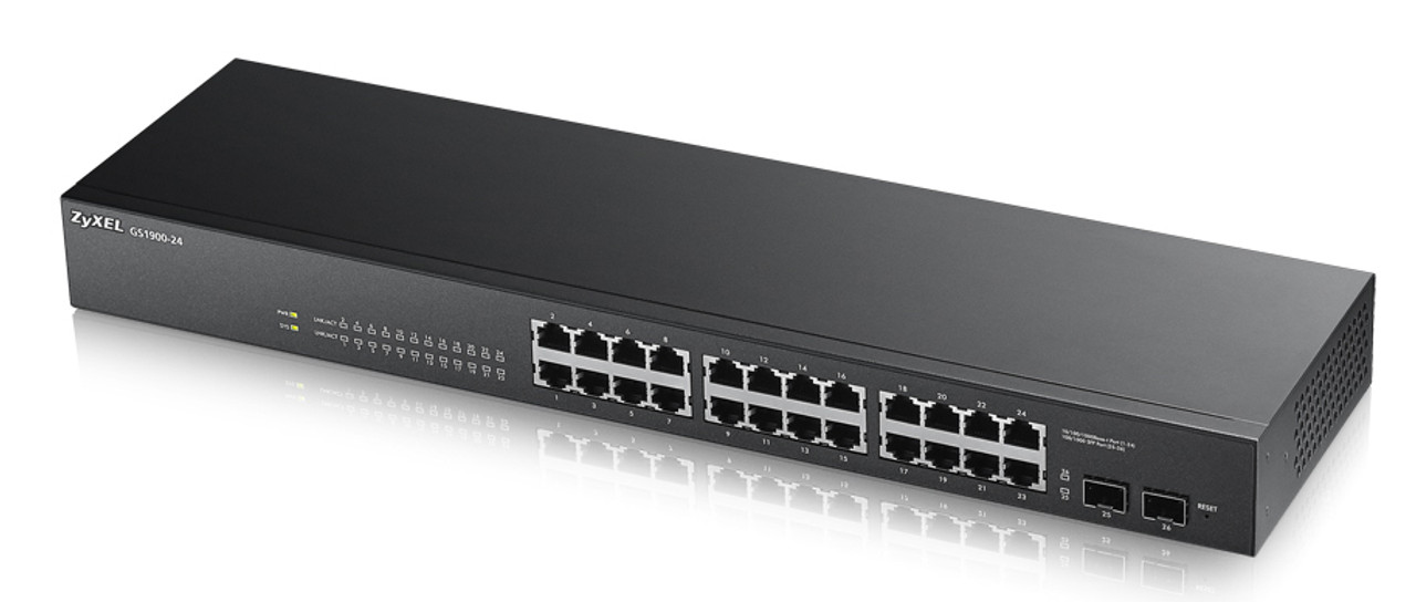 GS1900-24 | Zyxel | network switch Managed Gigabit Ethernet (10/100/1000) Black