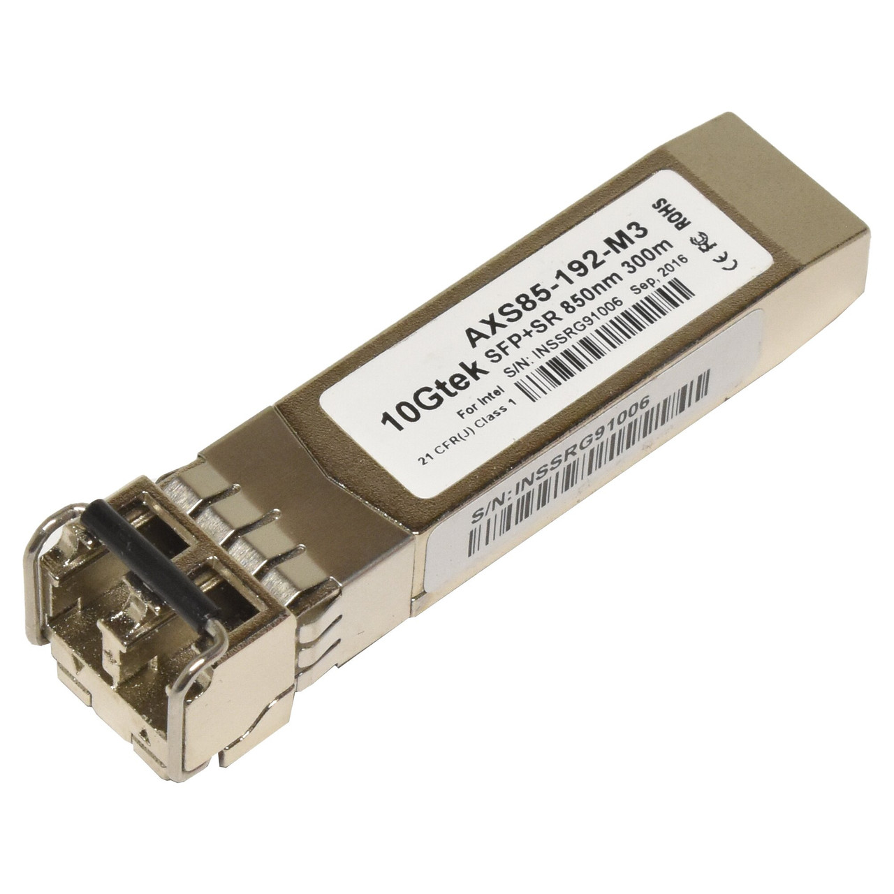 10Gtek AXS85-192-M3 SFP+SR 850nm 300m Transceiver for ProLiant DL360p Gen8 Servers