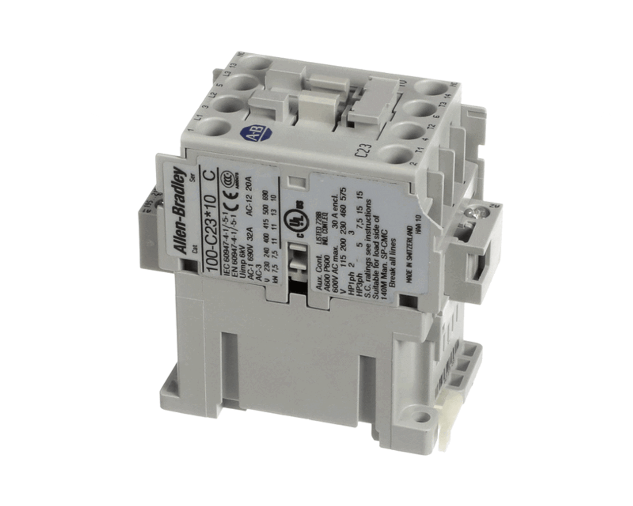 Allen Bradley IEC Contactor 12A 3P 24V DC ser A for industrial use
