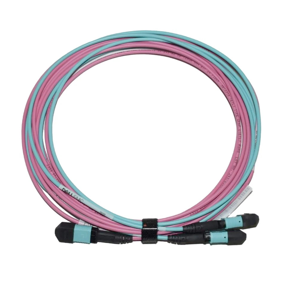 Dell GVYJG OM4 5m MPO12DD-2MPO12 Assembly Cable for Data Centers