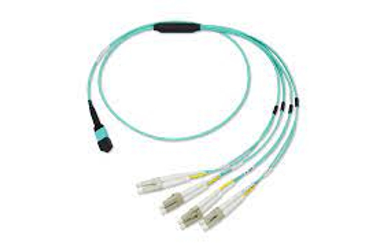 Dell HHW7H 0M4 MTP to 4XLC Optical Breakout Network Cable 3m - Compatible with Data Centers