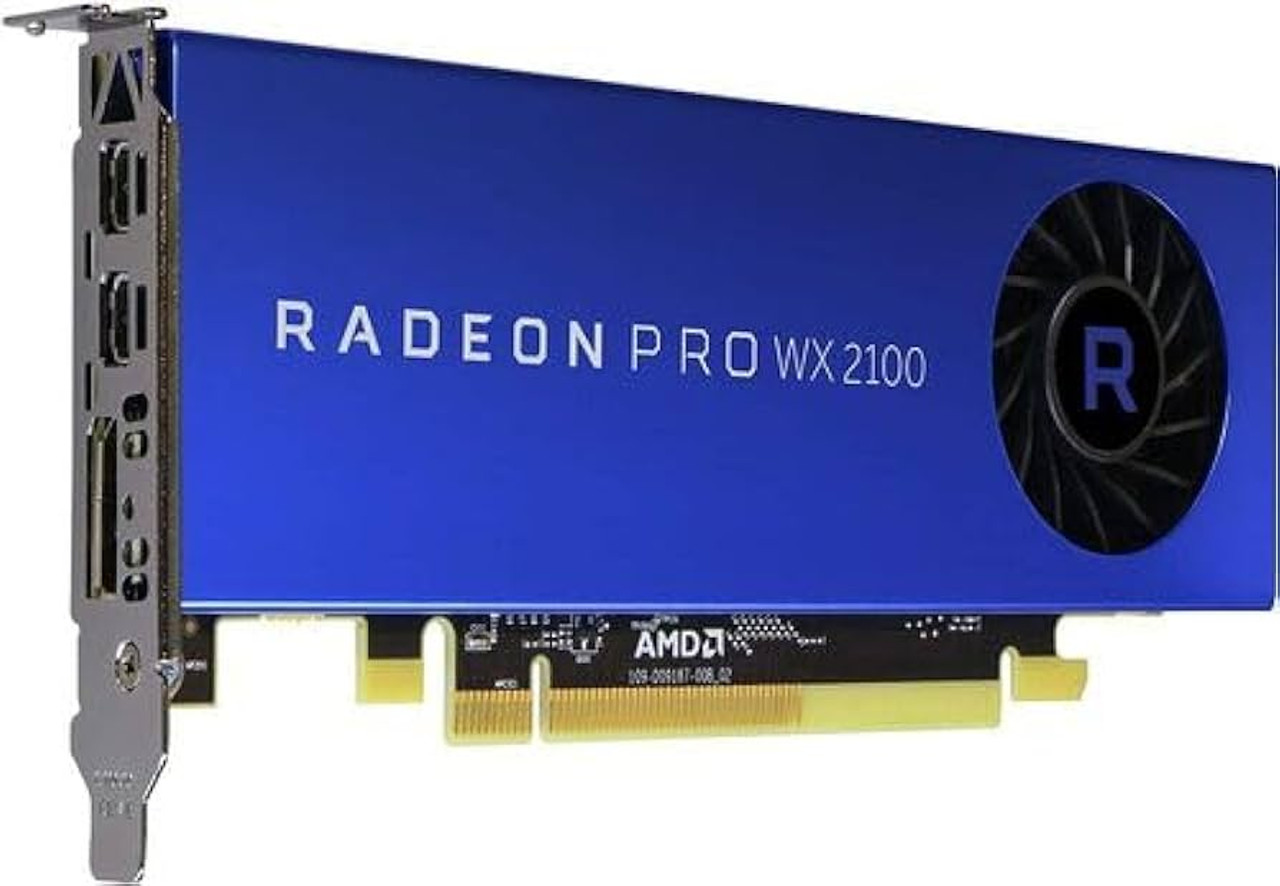 Dell AMD Radeon Pro WX 2100 2GB GDDR5 PCIe Graphics Card Low Profile for 3DWX7 Servers