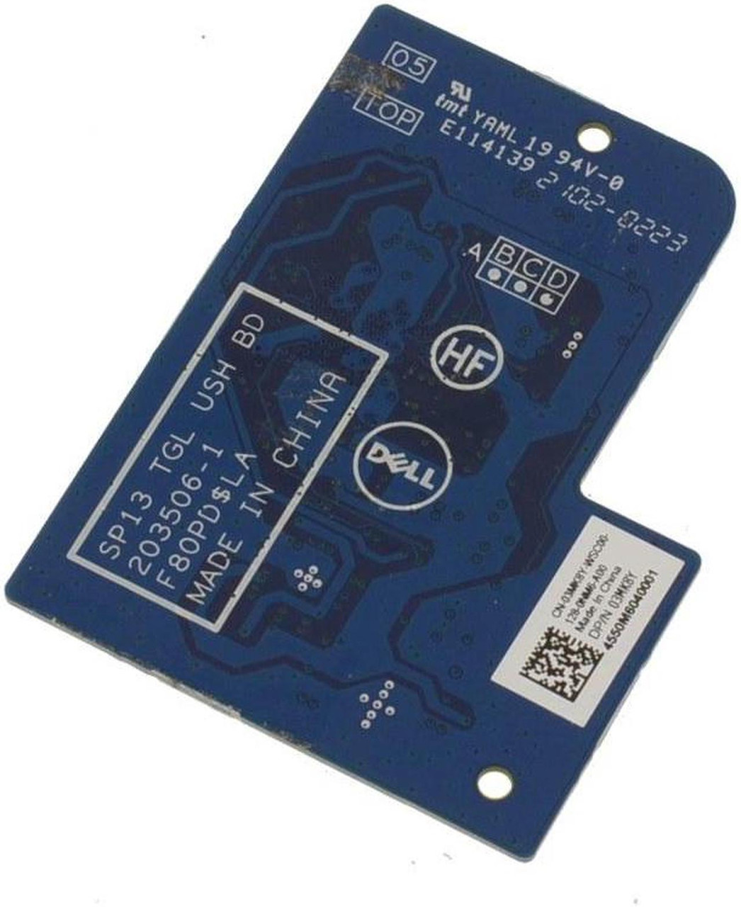 Dell Latitude 5520 Precision 3560 Junction Circuit Board for 3MK8Y - Compatible with Dell laptops and workstations