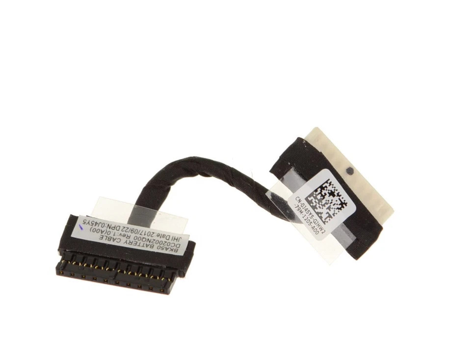 Dell Inspiron 7572 7560 laptop battery cable DC02002NQ00, replacement part, compatible with J45Y5