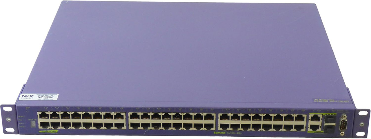 Extreme Networks X250e-48p Summit 48-Port PoE Switch for Networking Servers