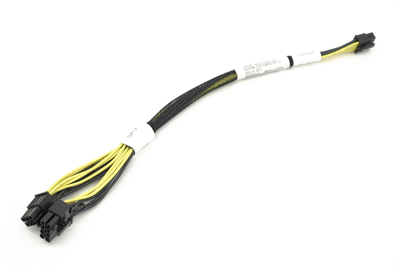 HP FOXCONN E e910 PCIe Y-cbl 2x6p Power Cable Kit for ProLiant DL360p Gen8 servers