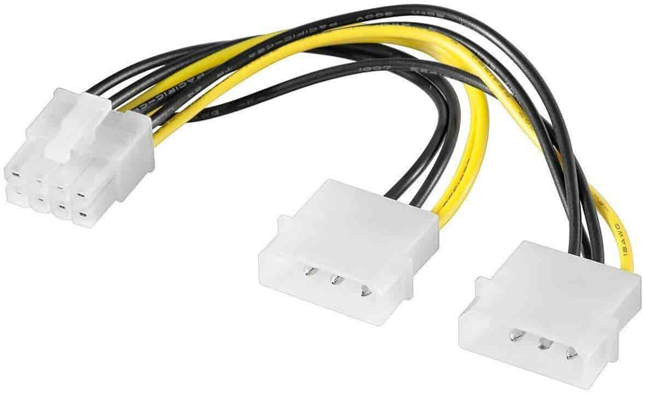 HP P43713-B21 HDD Power Cable 2x4 to 1x8 for ProLiant DL360p Gen8 servers