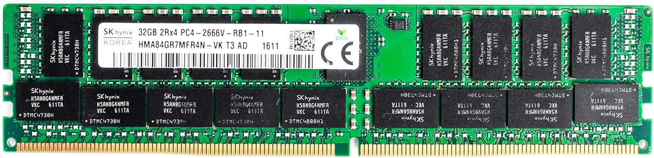 Hynix 32GB PC4-2666V-R DDR4 Registered ECC Memory Module for Servers