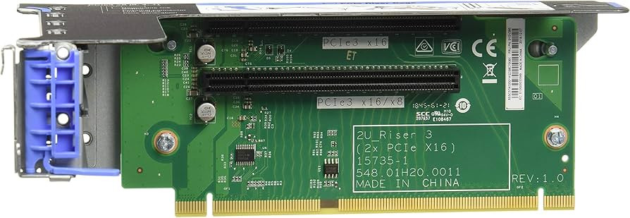 Lenovo SR650 Riser Card 01KP722 for server expansion slot