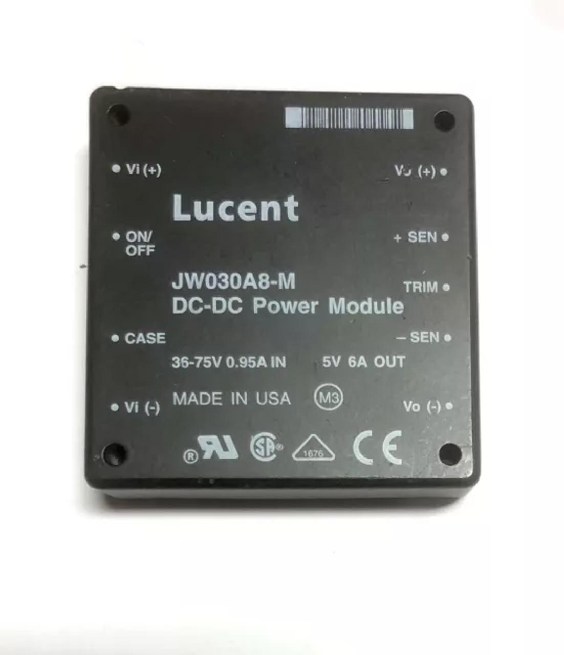 Lucent JW030A8-M DC-DC Power Module 35-75V In 5V 6A Out - Compatible with various systems and devices