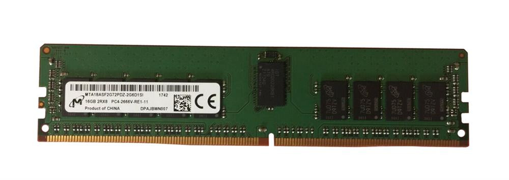 Micron Technology 16GB DDR4 Memory RAM for Servers - MTA18ASF2G72PDZ
