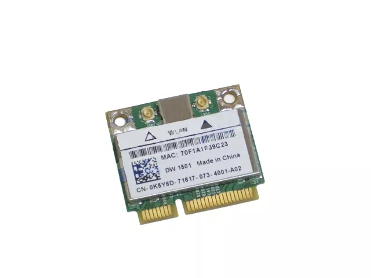 Precision M6600 M4500 M Wireless 1501 Draft N WLAN WiFi Card A04 K5Y6D compatible with Dell laptops