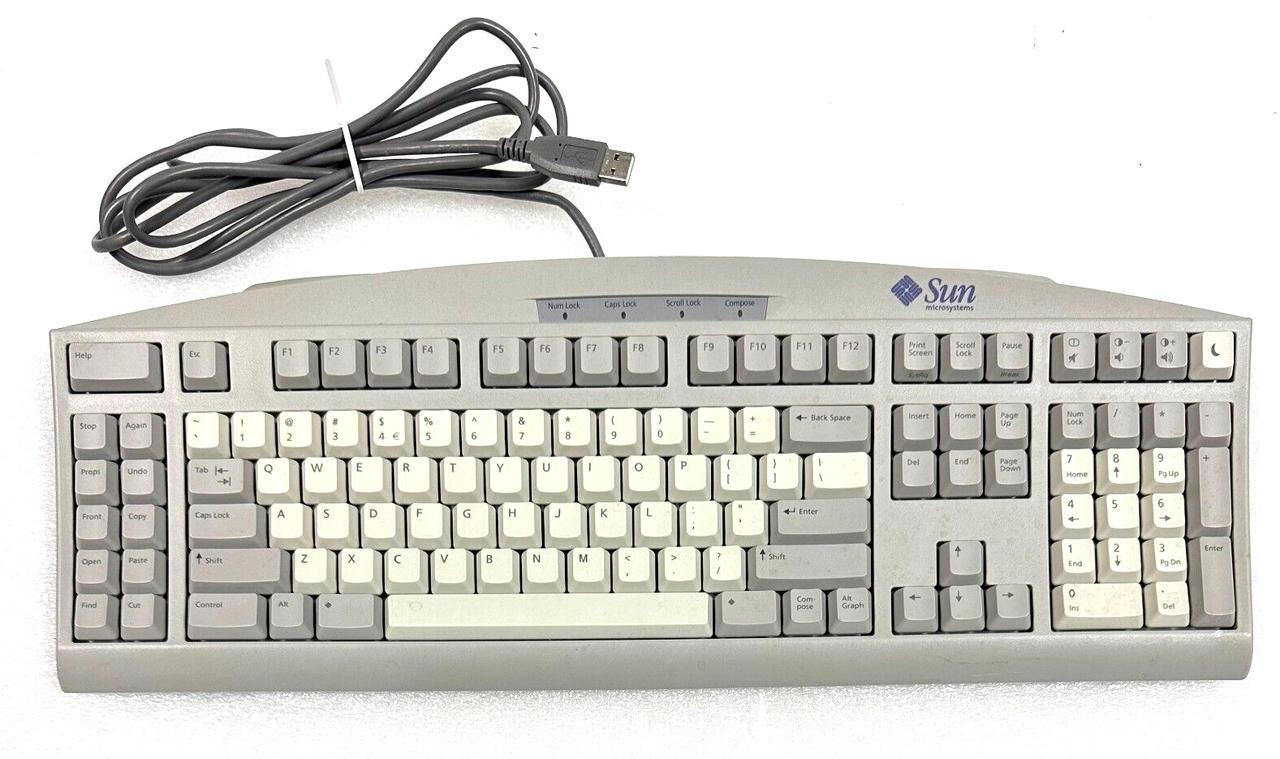 SUN Type 6 USB/Linux Keyboard 3201271-01 for efficient typing on Linux systems