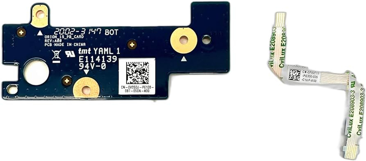 Dell Alienware M17 OEM Power Button Board 0V05DJ for Gaming Laptop