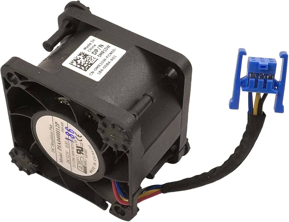 Dell PowerEdge R240 Server CPU Cooling Fan 0MR10W - Keeps server cool, compatible with PowerEdge R240 servers