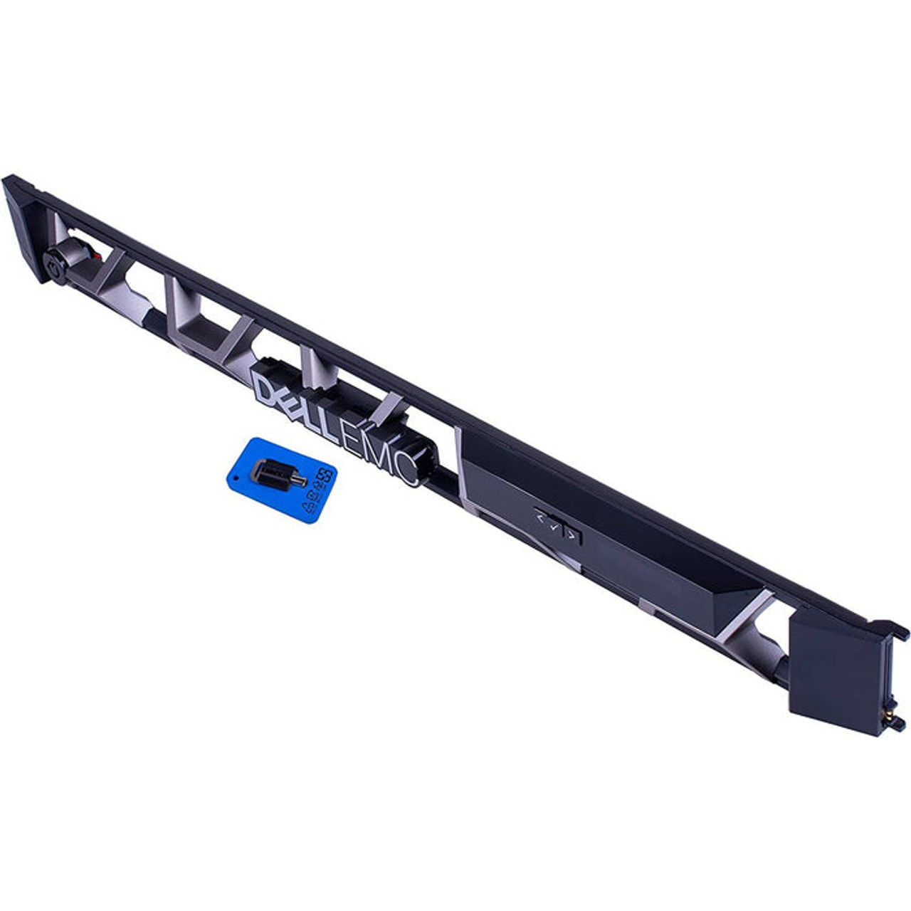 Dell EMC PowerEdge R340 R440 R640 R6415 1U LCD Front Bezel, compatible with servers, sleek black design