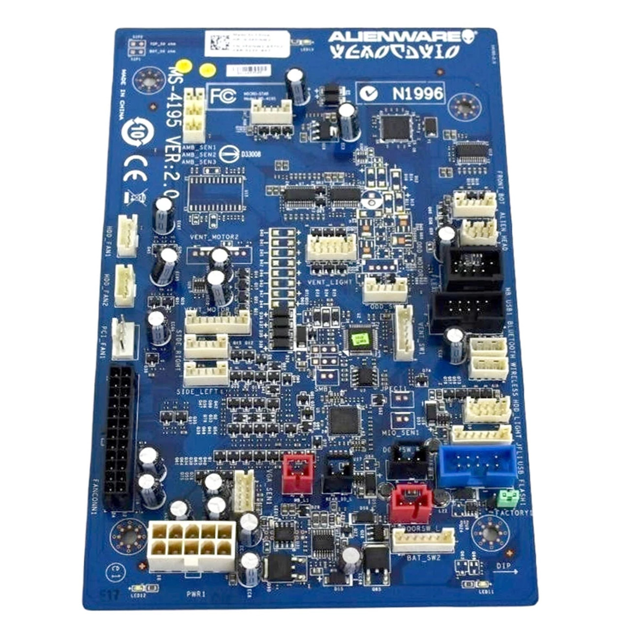 0604GC | Dell | Alienware Area51 ALX Master I/O Board N1996 MS-4195 0604GC | Dell | Alienware Area51 ALX Master I/O Board N1996 MS-4195