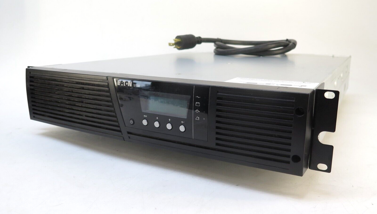 Eaton PW9130L3000R-XL2U 9130 UPS 2U 3000VA/2700W, rack-mount uninterruptible power supply for data centers.