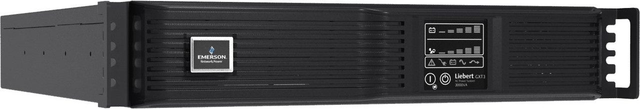 Liebert GXT3-3000RT120 3000VA UPS, 2U rack-mount, 120V, ideal for critical power backup and surge protection.