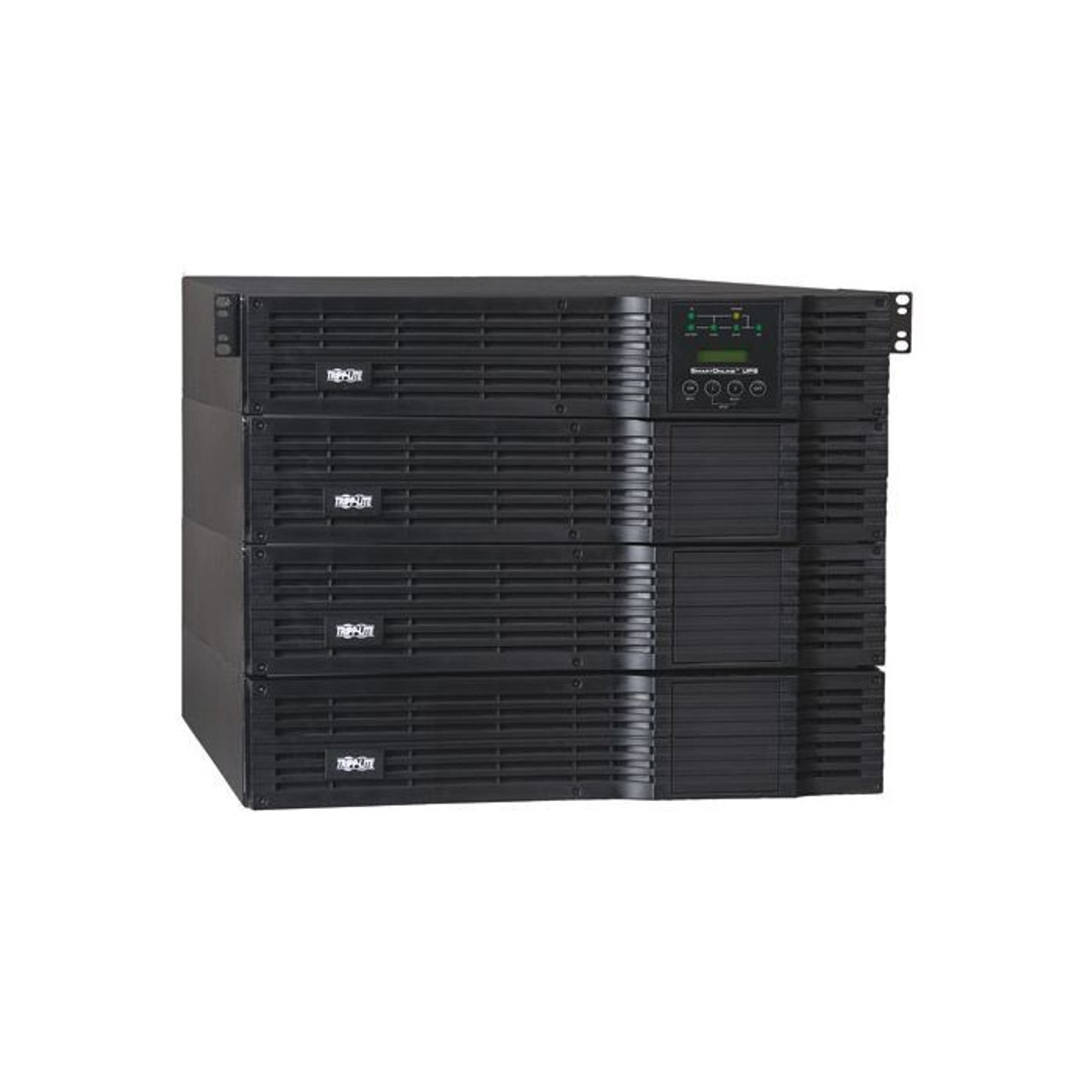 Tripplite SU16000RT4U 16kVA Online UPS, 8U, 208V/120V, high-capacity power backup for data centers and server rooms.