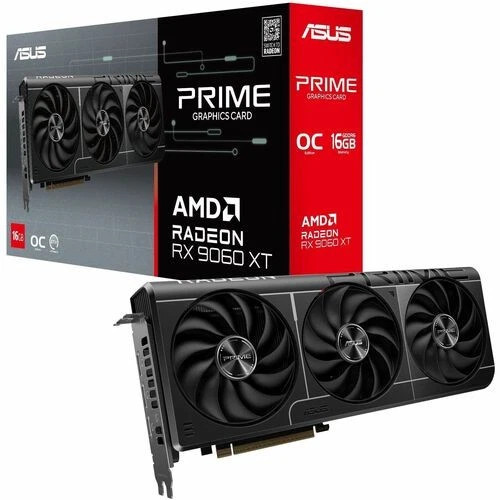 PRIME-RX9060XT-O16G | ASUS| AMD Radeon 9060 XT Graphic Card 16GB GDDR6