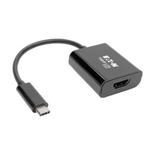 U44406NHDBAM | Tripp Lite| USB C to HDMI Adapter Converter M/F 4K USB Type C to HDMI