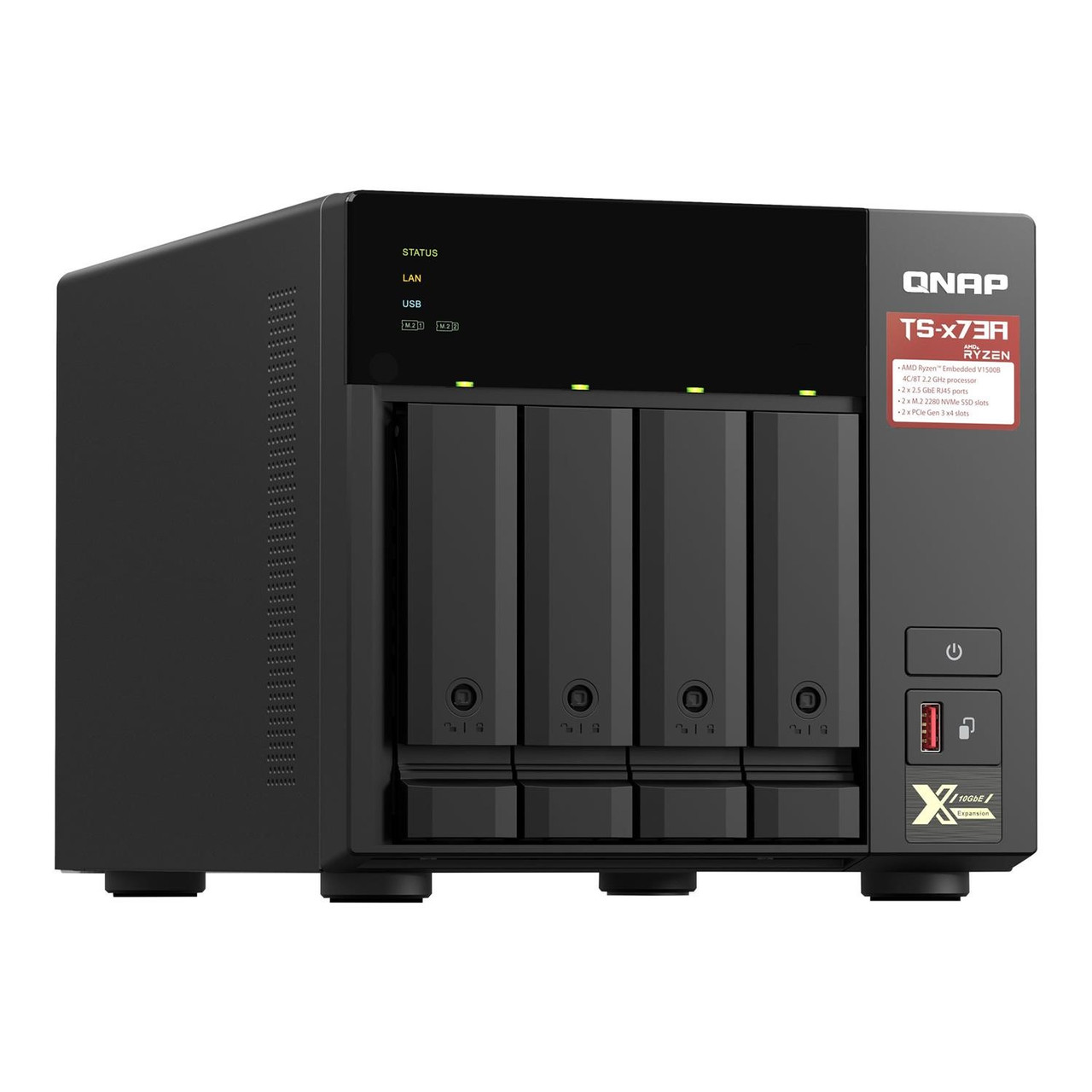 TS473ASW5TUS | QNAP| TS-473A 4-Bay NAS Enclosure