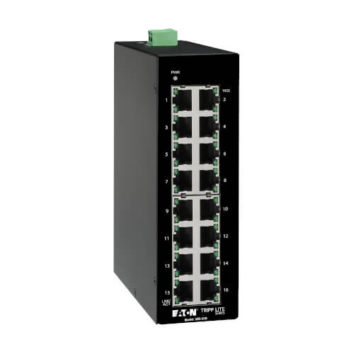 NGIU16RAID LEVELS1+0 | Tripp Lite| Ethernet Switch Unmanaged 16Port Industrial 10/100/1000 Mbps DIN