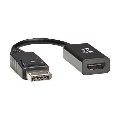 P13606NH2V2LB | Tripp Lite| DisplayPort to HDMI Adapter Converter 4K DP 1.2 to HDMI M/F 6" 6in