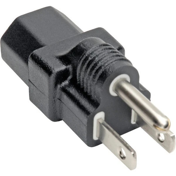 P006-000 | Tripp Lite | NEMA 5-15P to C13 Power Cord Adapter Converter 10A 125V Black
