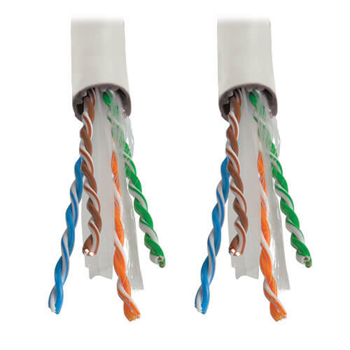 N22201KWH | Tripp Lite | 1000ft Cat6 Gigabit Solid-Core PVC Cable