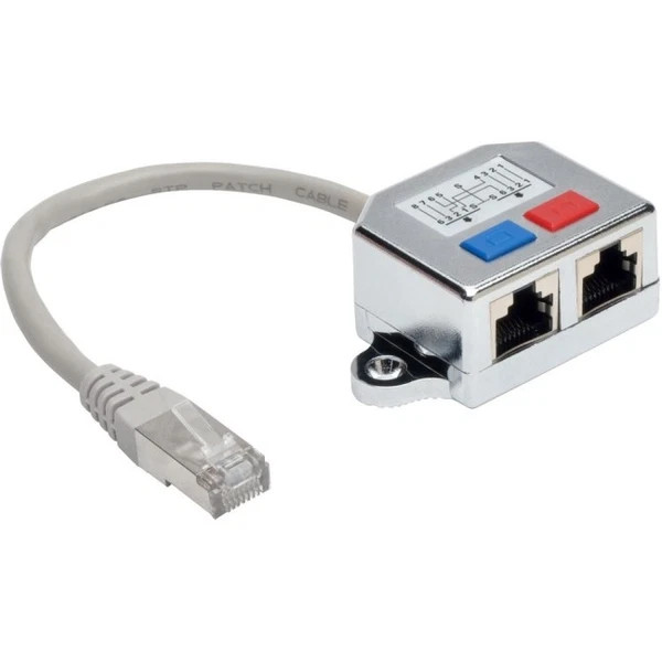 N035-001 | Tripp Lite | 2-to-1 RJ45 Splitter Adapter Cable