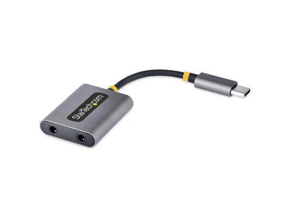 USBC-AUDIO-SPLITTER | StarTech | USB Type-C to 2x 3.5mm Audio Adapter