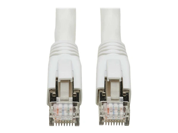 N272-F05-WH | Tripp Lite | Cat8 40G Snagless SSTP Ethernet Cable RJ45 PoE White